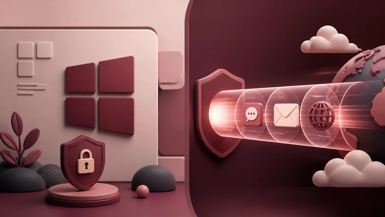 How does Proton VPN work on Windows operating systems?